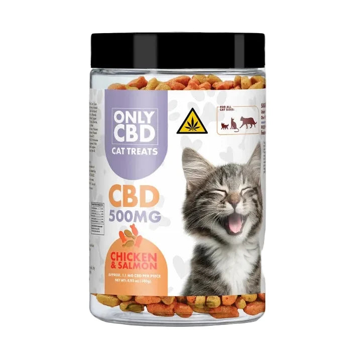 Only CBD - 500mg CBD Cat Treats - 50ct Jar
