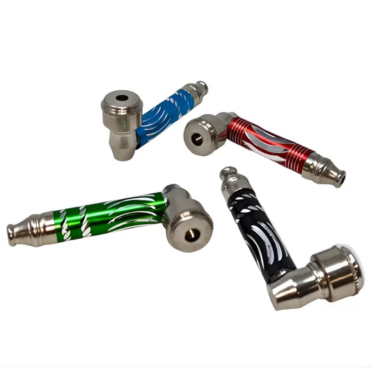 Metal Pipes - Diamond Cut - Asst - 12ct