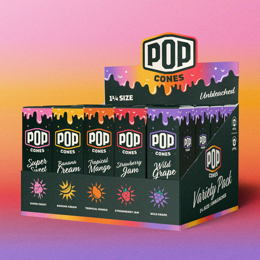 Pop Cones - Variety Pack - Unbleached Assorted - 1 1/4 - 6pk - 25ct