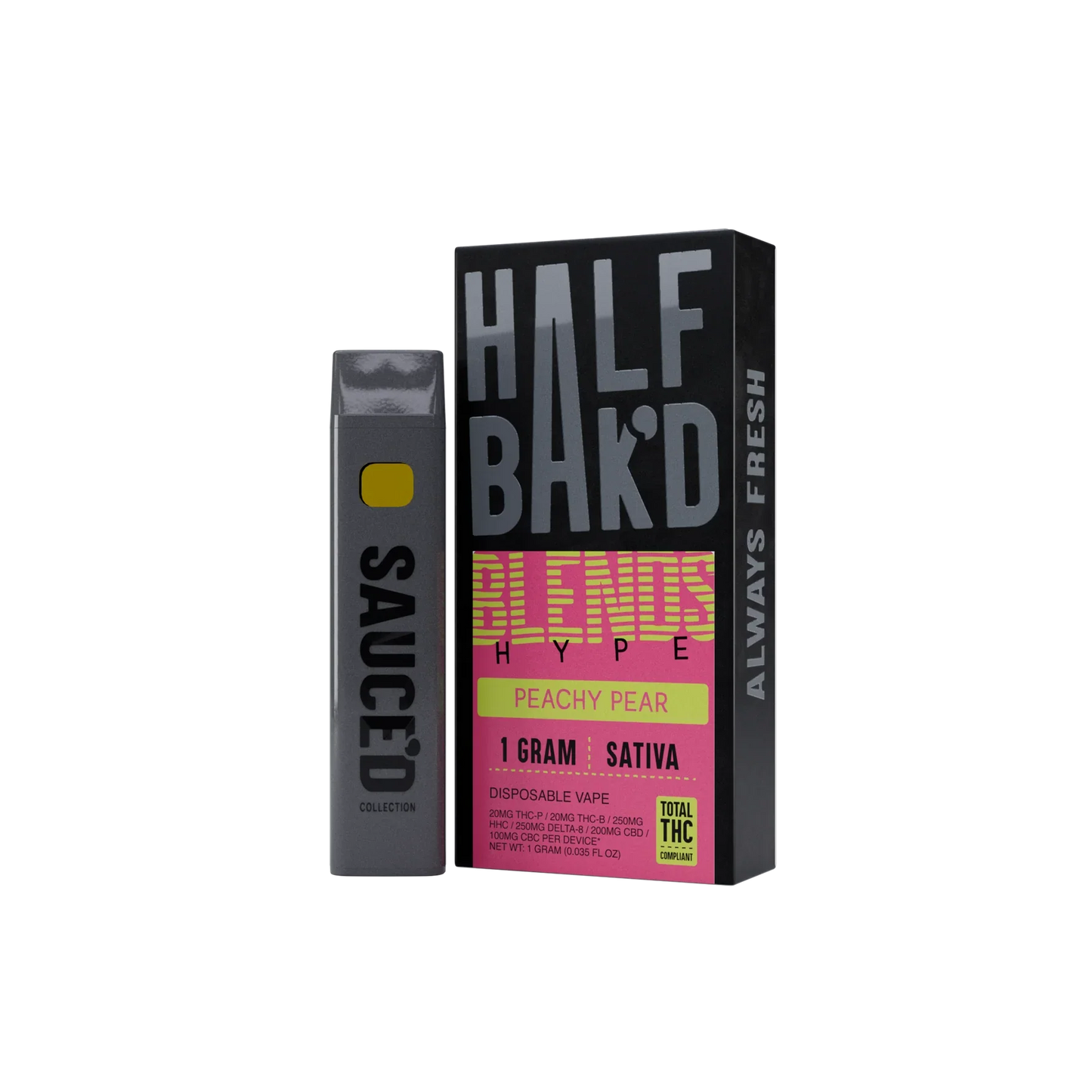 Half Bak'd - Blends 1g Disposable - 5ct