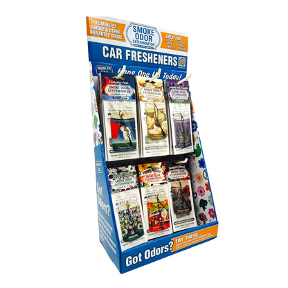 Smoke Odor Exterminator Car Air Freshener Display - Assorted Scents - 72ct