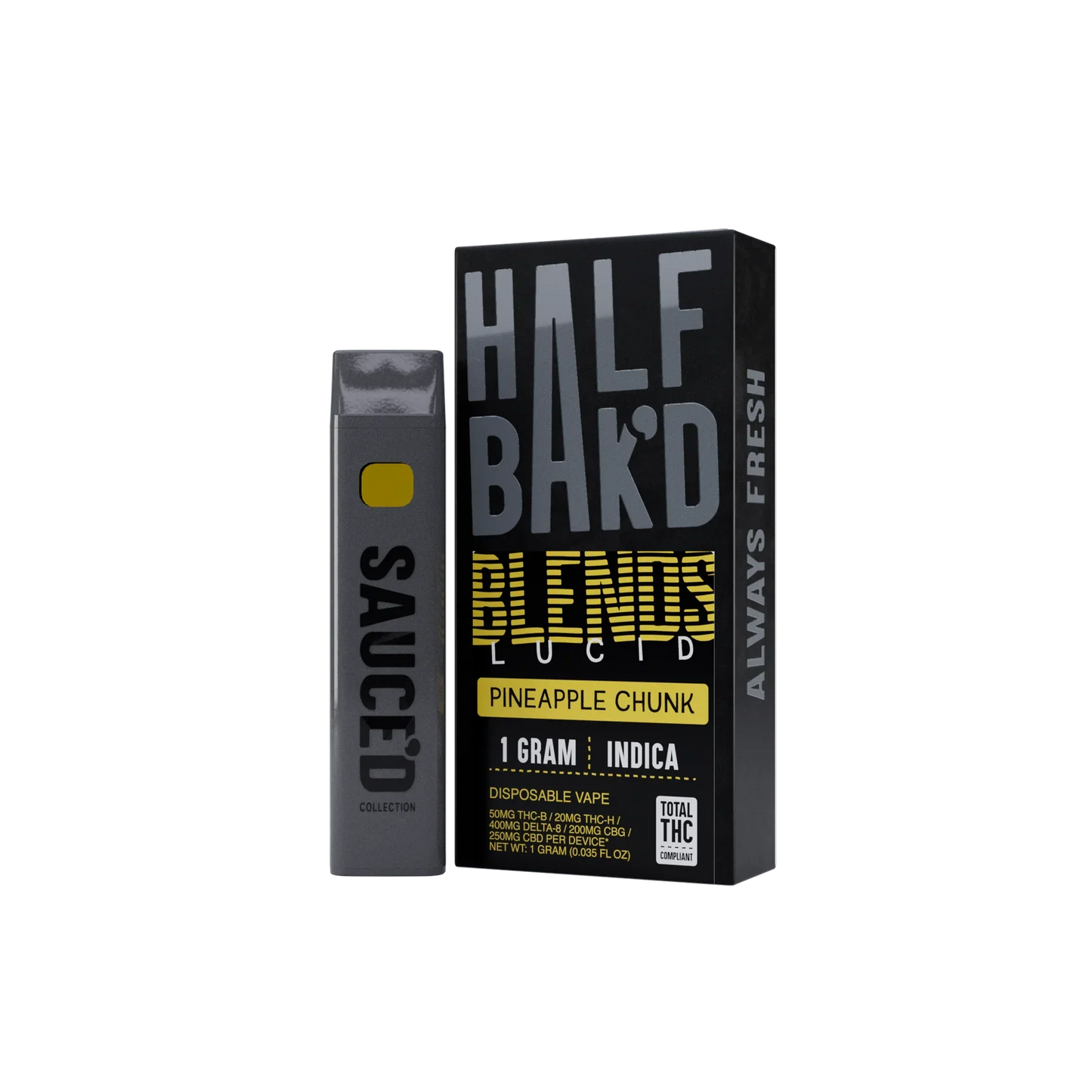 Half Bak'd - Blends 1g Disposable - 5ct