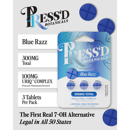 Press'd 100mg Uriq Tabs (3pk) - 10ct