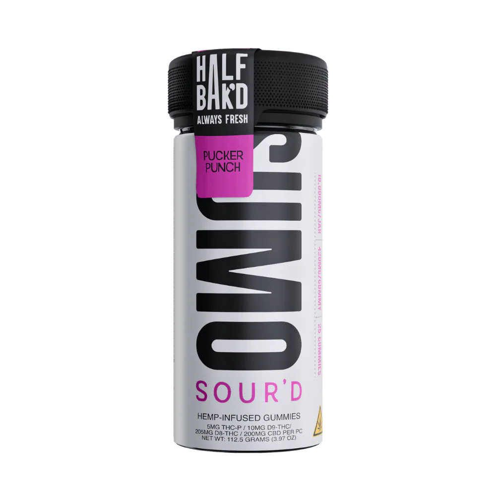Half Bak'd Sumo Sour'd Gummies - 25pk | 6ct