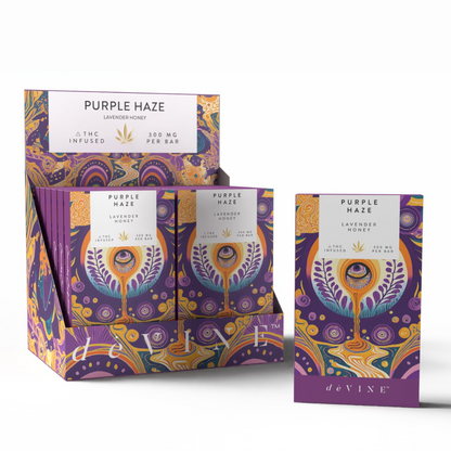 Cannabis Confection- Purple Haze  15 serving bar - 300mg