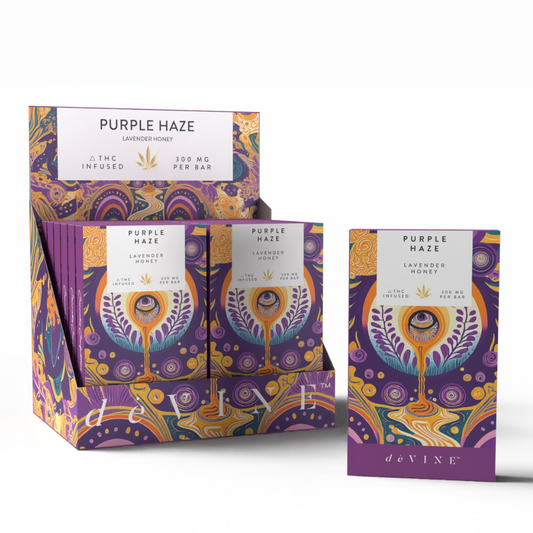Cannabis Confection- Purple Haze  15 serving bar - 300mg