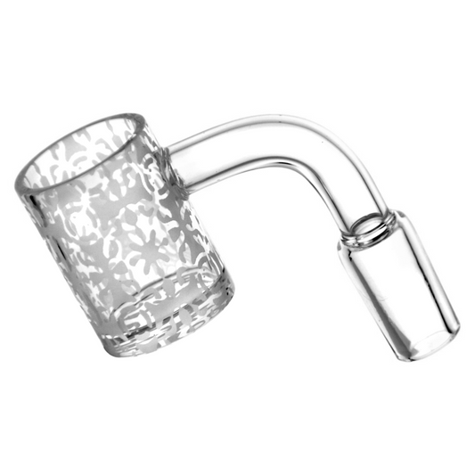 Banger - 14M Sand Blasted Quartz Banger w/ 22mm Bucket - H [ QF152-H ]