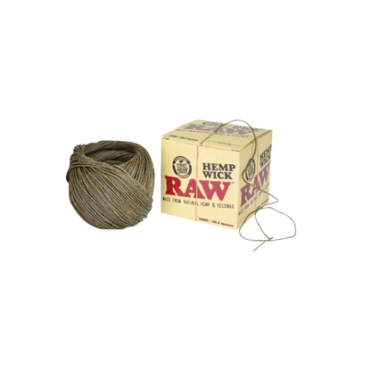 Raw Hempwick Ball - 10ft - 40ct