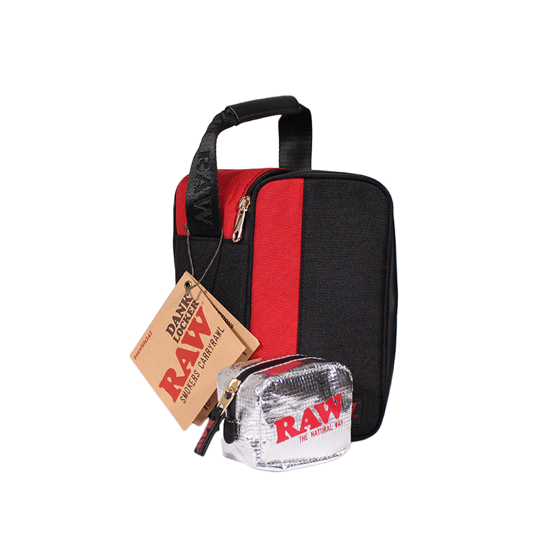 Raw Smell Proof Dank Locker Carry All W/ Removable Bag