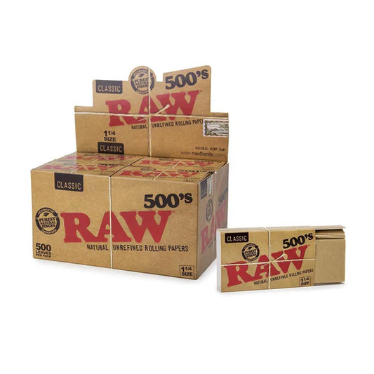 Raw - Papers - Classic - 1 1/4 500's - 20ct