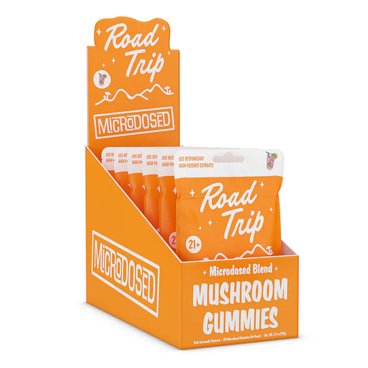Road Trip - Microdosed Blend Mushroom Gummies - 20pk - 6ct