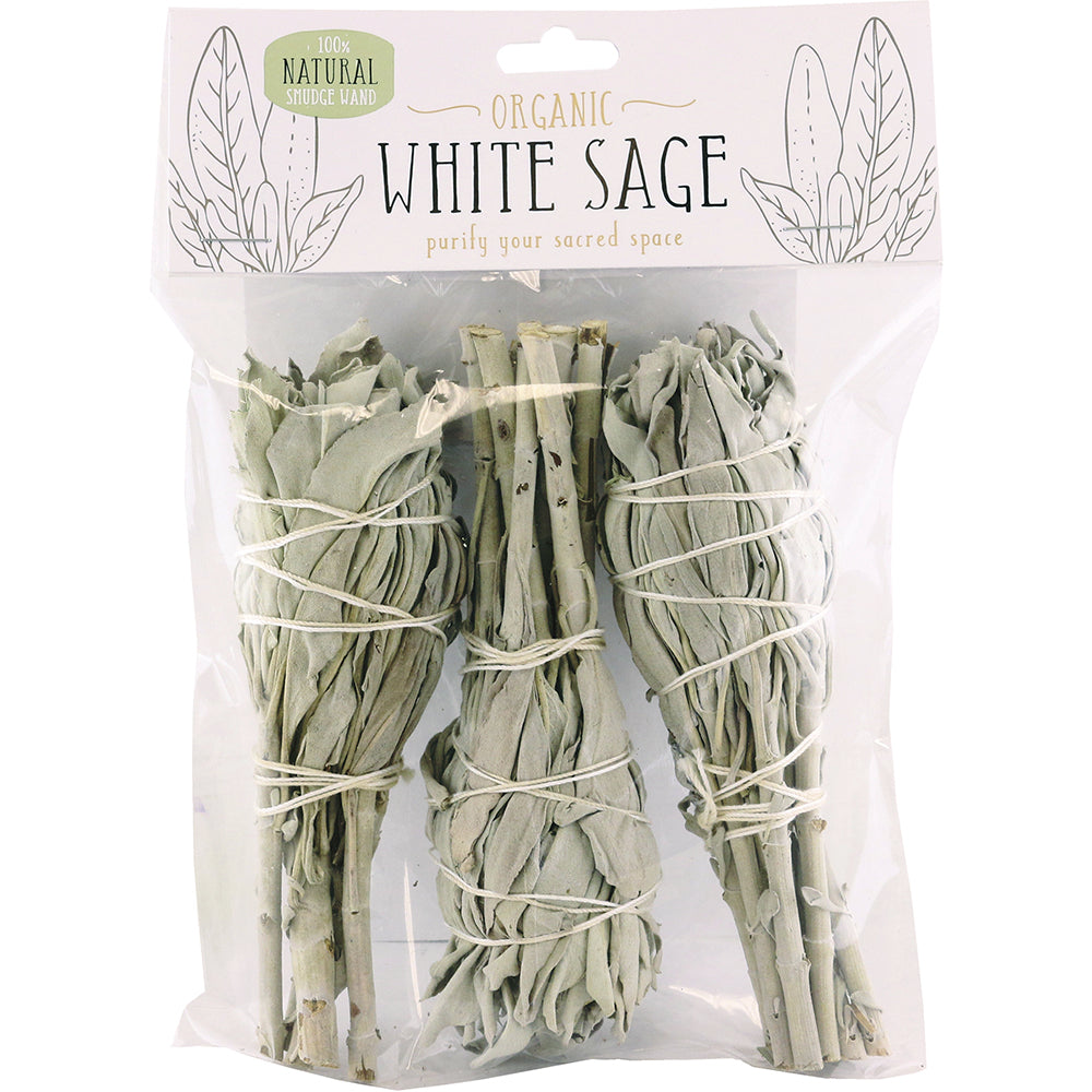 Smudge Kit - 4" Sage - 3ct [ SAGE1BK ] +
