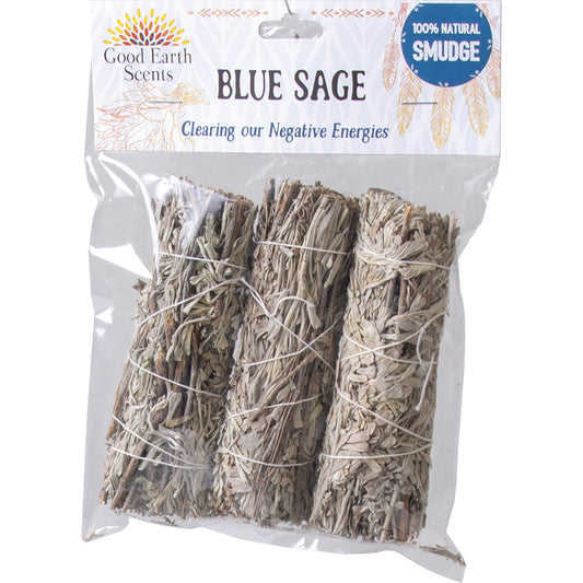 Smudge Kit - 4" Sage - 3ct [ SAGE1BK ] +