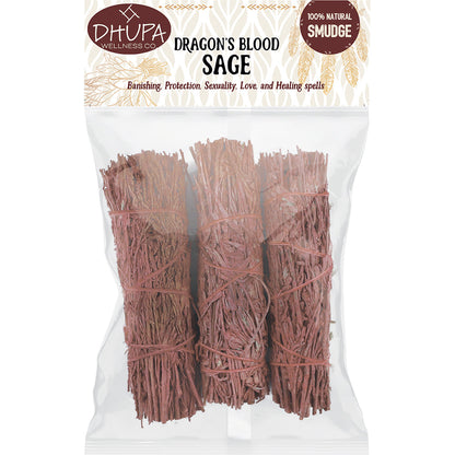 Smudge Kit - 4" Sage - 3ct [ SAGE1BK ] +