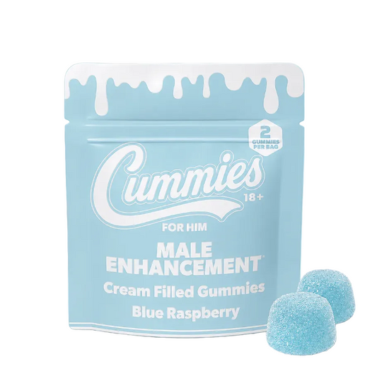 Cummies - Sexual Enhancement Gummies for Him - 2pk - 10ct - Blue Raspberry