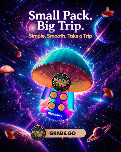 Magic Trip - 10mg Mushroom Tabs - 4pk - 10ct