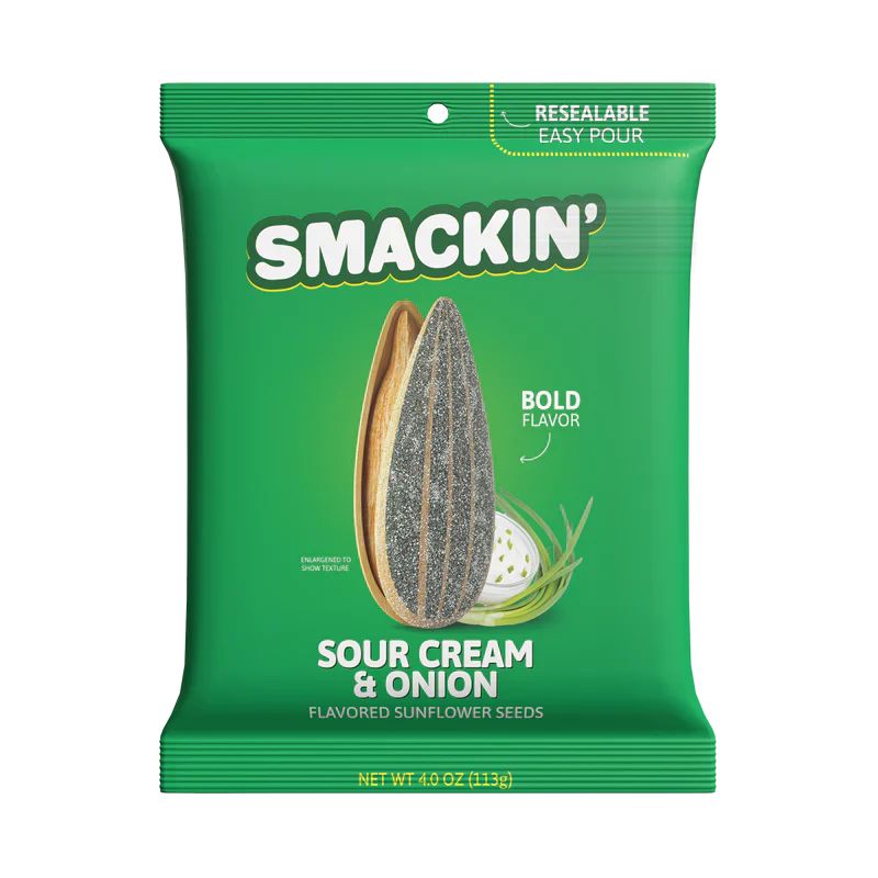Smackin' Sunflower Seeds - 4oz Bag - 12ct