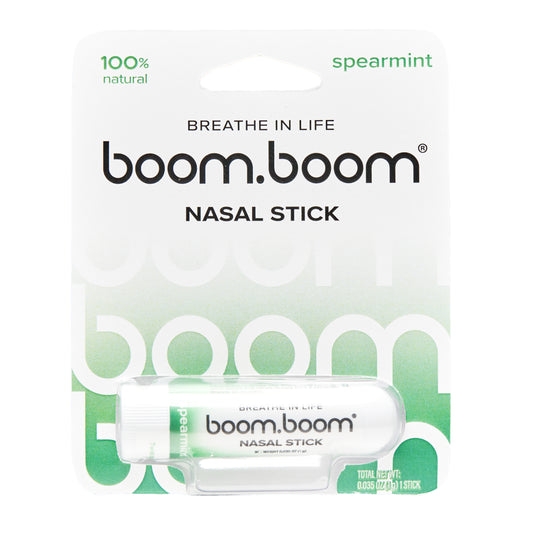 BoomBoom Daily-Use Nasal Stick – Aromatherapy Vapor Inhaler (24 x 1-Pack Blister Mastercase)