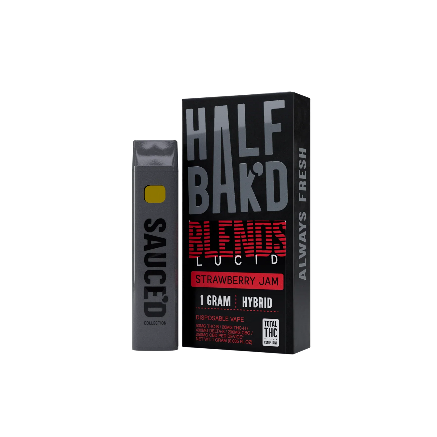 Half Bak'd - Blends 1g Disposable - 5ct