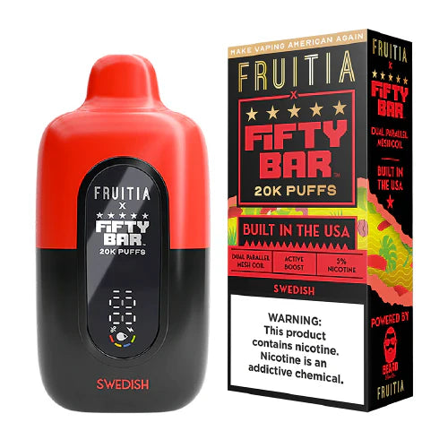 Fifty Bar x Fruitia 20k - 18ml - 5ct +