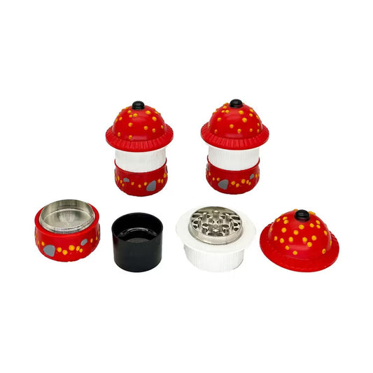 Grinders - Small Mushrooms Asst Design - 12ct [ #30 ]