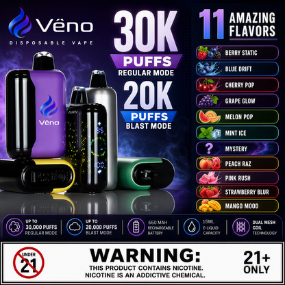 Veno 30k Disposable - 15ml - 5ct