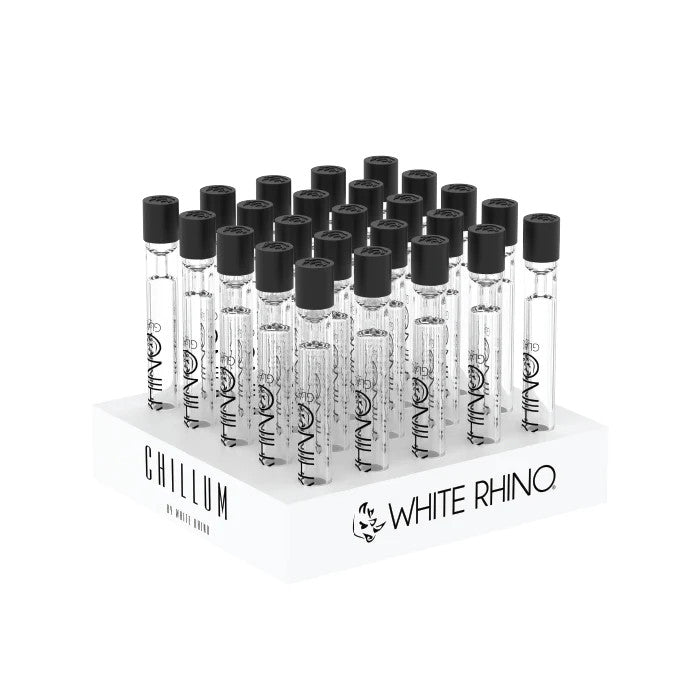 White Rhino - Chillum - 25ct - Silicone Cap