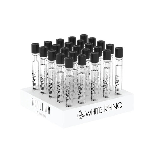 White Rhino - Chillum - 25ct - Silicone Cap