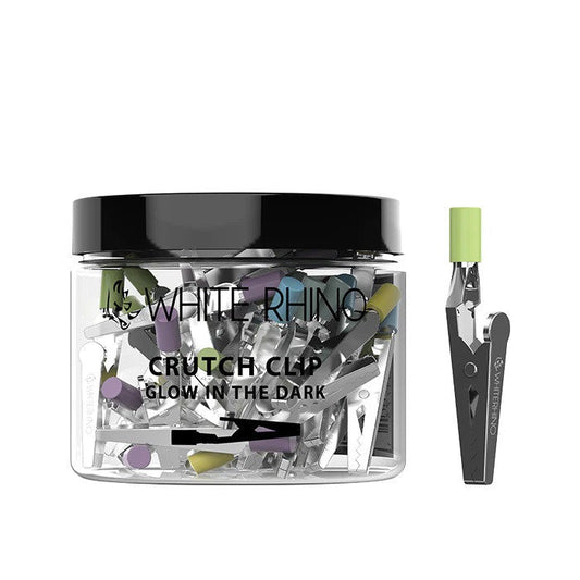 White Rhino - Crutch Clip - 50ct - Glow in the Dark