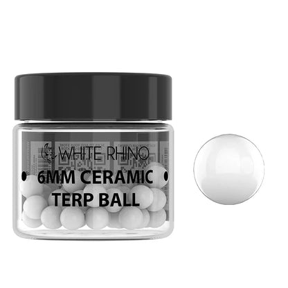 White Rhino - 6MM Terp Ball - 50ct - Assorted Colors