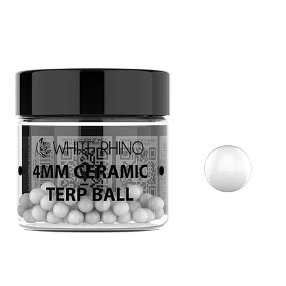 White Rhino - 4MM Terp Ball - 50ct - Assorted Colors