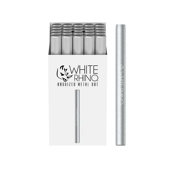White Rhino - Bat - 25ct - Anodized Metal