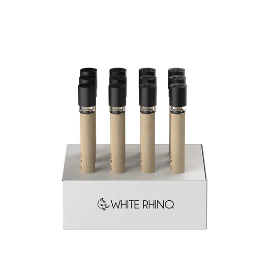 White Rhino - Chillum - 12ct - Wood w/ Silicone Cap