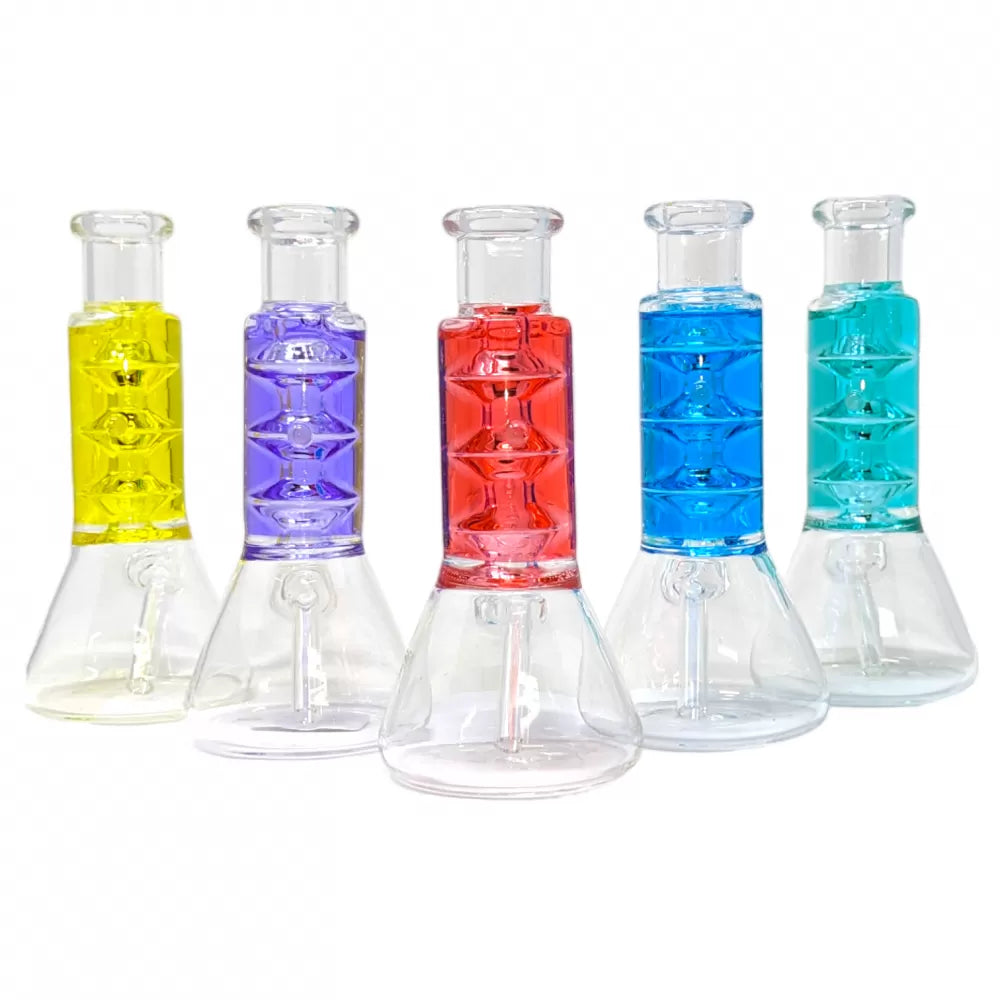 WP - 5.5" Glycerin Filled Water Pipe w/ Banger