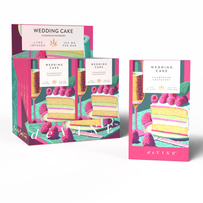 Cannabis Confection- Wedding Cake  15 serving bar - 300mg