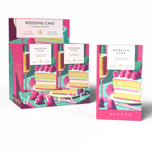 Cannabis Confection- Wedding Cake  15 serving bar - 300mg