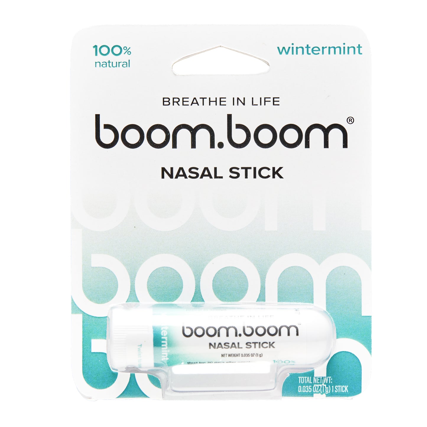 BoomBoom Daily-Use Nasal Stick - Variety Pack (24 x 1-Pack Blister Mastercase)