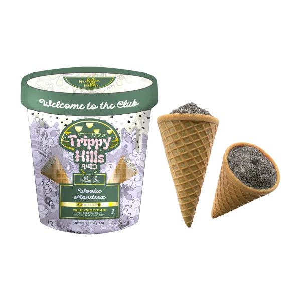 Hidden Hills 2pk Mushroom Chocolate Cones - 5ct