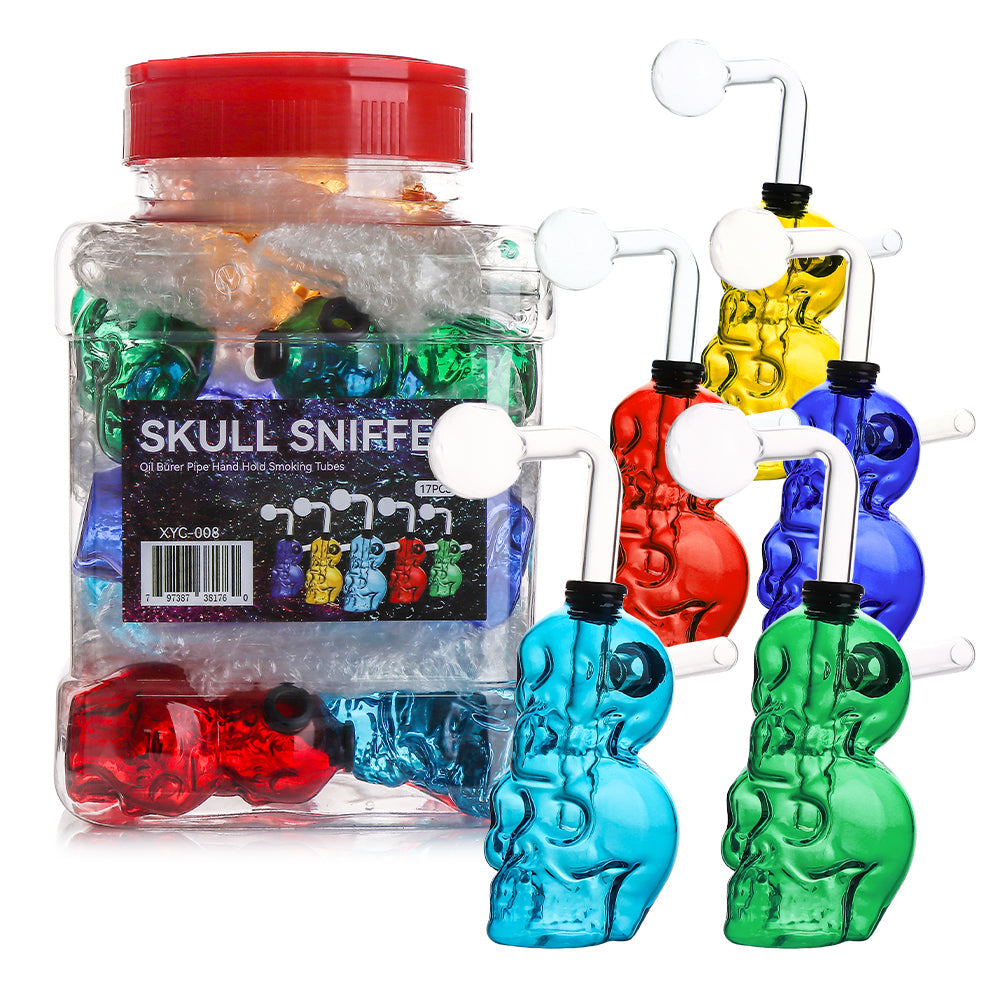 WP - 17ct - 4" Colorful Skull