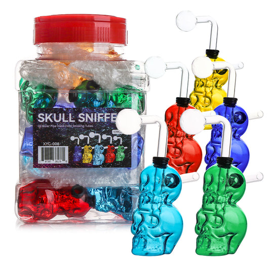 WP - 17ct - 4" Colorful Skull