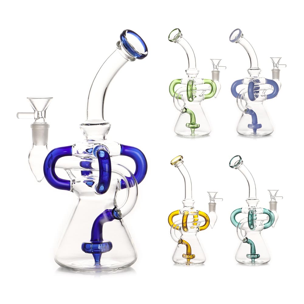 WP - 9" 4-Arm Showerhead Recycler - Asst [ XYZ-338 ]