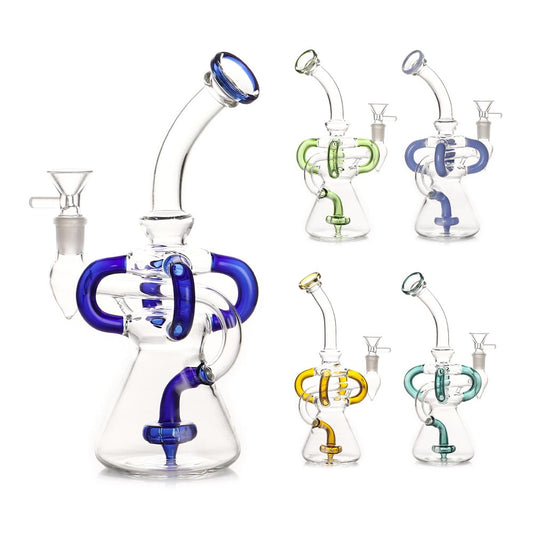 WP - 9" 4-Arm Showerhead Recycler - Asst [ XYZ-338 ]