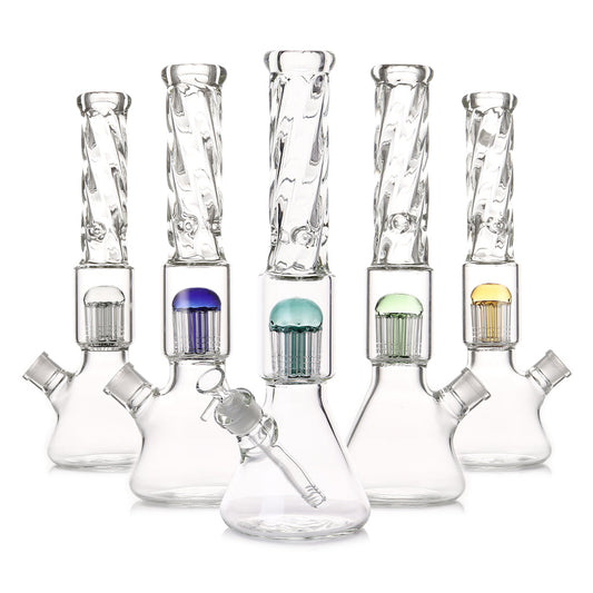 WP - 16" Twist Tree Perc Beaker - Asst