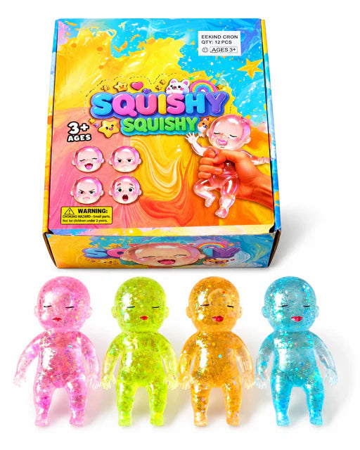 Squish Toy - 12ct - Baby Boy
