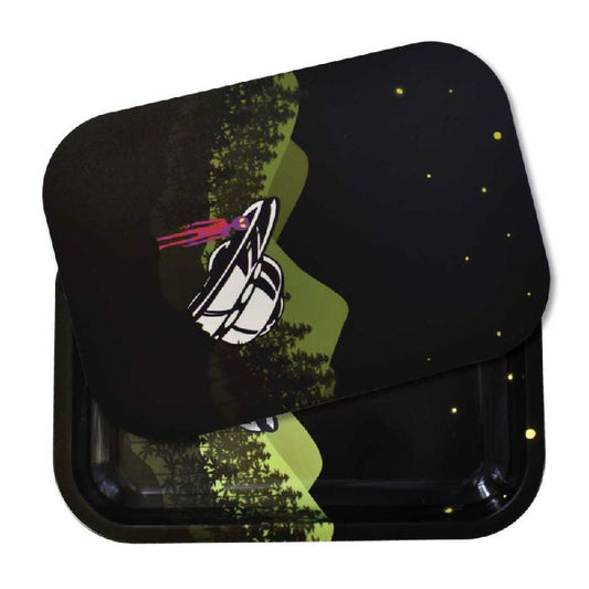 Zooted Area 420 Alien Metal Tray w/ Magnetic Lid