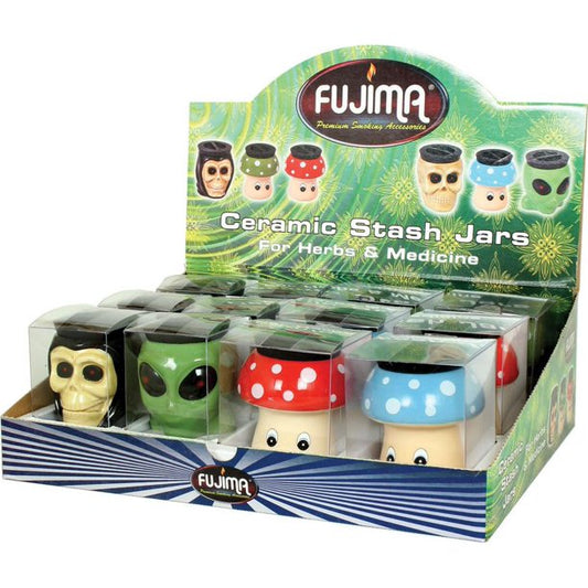 Fujima Small Stash Jars Display - 12ct