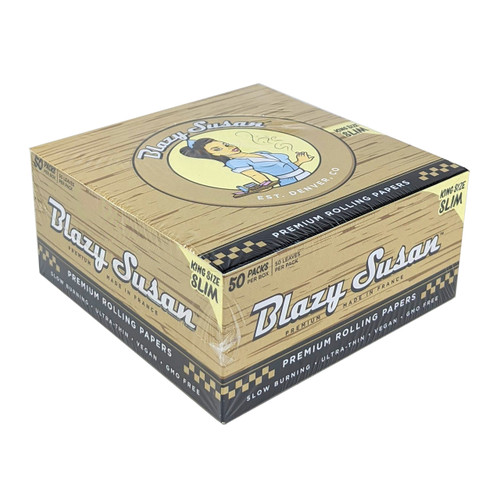 Blazy Susan - Papers - Unbleached - Ultra Thin King Slim - 50ct +