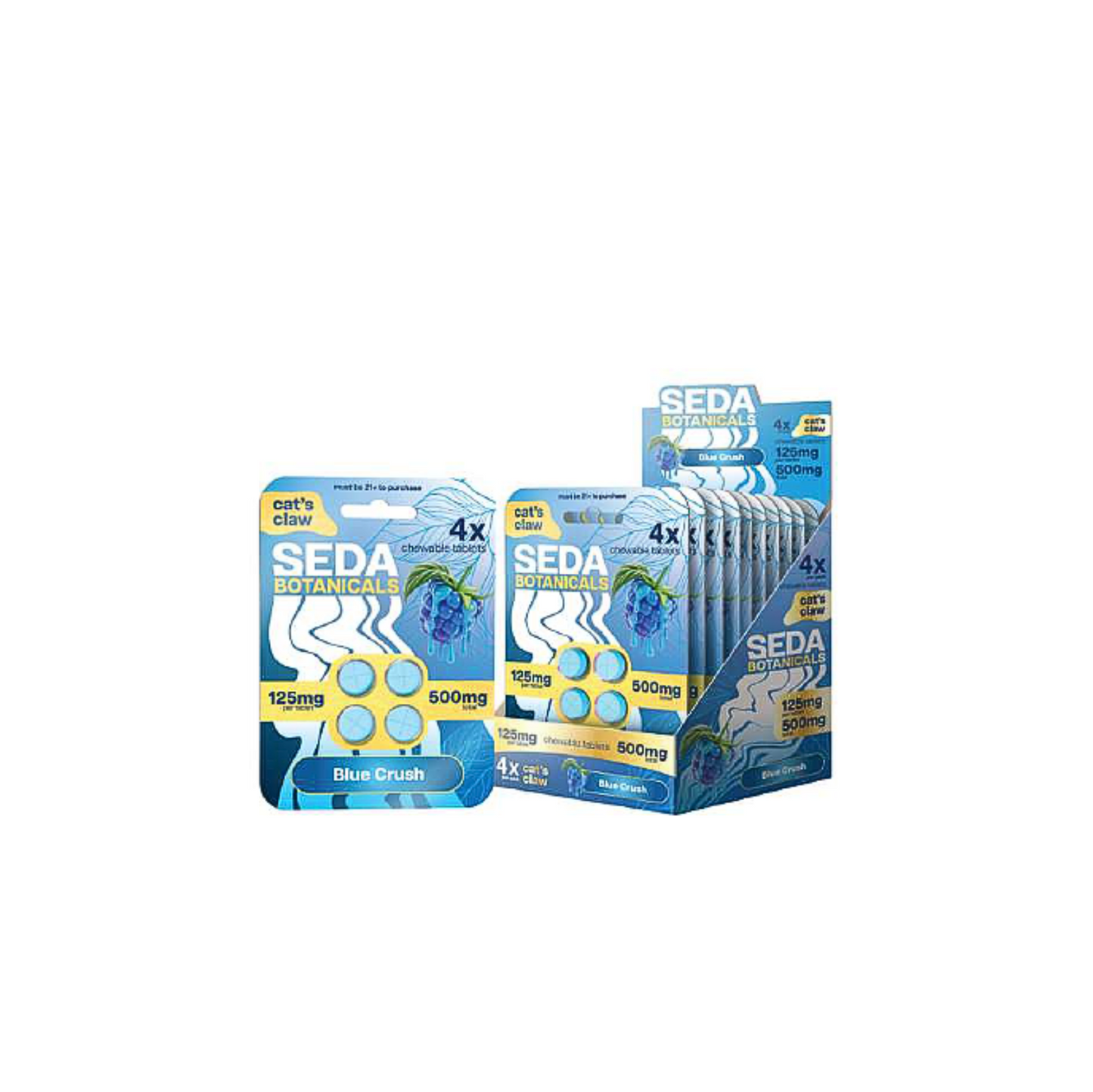 Seda Botanicals 125mg CC Tabs - 4pk - 10ct