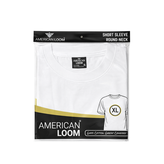 Crew Neck T-Shirt - White - 6ct