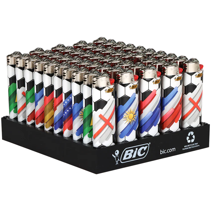 Bic - Lighter - 50ct - Soccer Flag